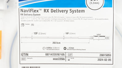 Boston Scientific M00533580 Naviflex Rx Delivery System, 10F x 202.5cm (x)